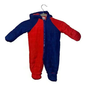 NWT First Impressions Boys Fleece Lined Hooded Snow Suit, 3-6M